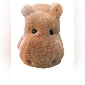 24K Polar Puff Special Effects 1992 Pink Hippo Hippopotamus Stuffed Animal Plush